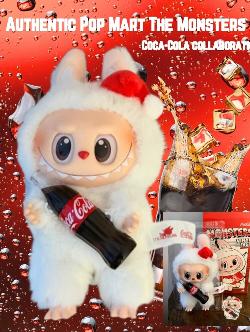 POP MART Monsters COCA-COLA Collaboration Holiday Asia Edition Authentic New